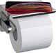 Porte-rouleau pour papier toilette avec espace de rangement, en acier inoxydable - montage sans perçage