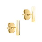 Liebeskind Stainless Steel Oorknopjes Goud Unisex