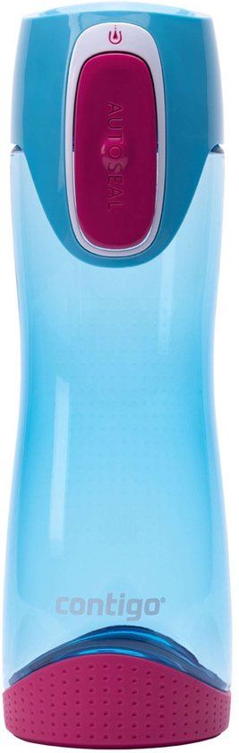 Contigo Swish Drinkfles - Skyblue/pink - 500ml