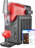 MEDION Slush Machine (2,6 L capaciteit voor slushijs, 1,9 L inhoud, slush maker voor dranken, 5 standen, bereidingstijd 30–60 min, thuisgebruik, met compressor, ijsmachine, MD12090)