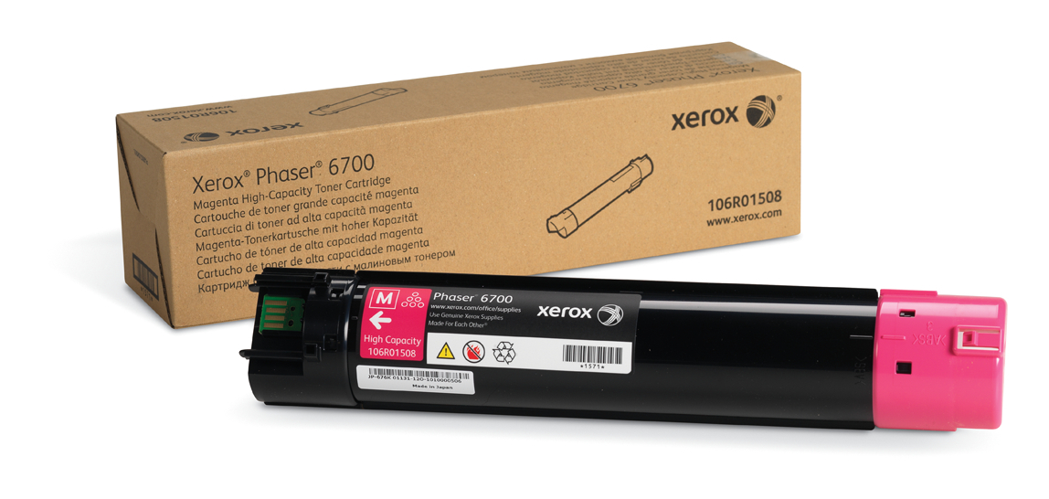 Xerox Hoge capaciteit tonercartridge, magenta (12.000 pagina's) Phaser 6700