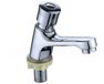 LISM Poignée pour robinet de lavabo, robinet à pression avec minuterie, acier chromé
