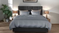 YELLOW HAVE A SUITE NIGHT Yellow Dekbedovertrek Lyocell Suite New York - Delicate Blue - 240x200-220 cm - 100% Lyocell - Lits-Jumeaux