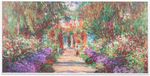 Klarstein Wonderwall Air Art Smart - panneau chauffant infrarouge, 120 x 60cm, 700W, 7-14 m², wifi: commande par application, silencieux, fixation murale, design : pad dans le jardin de Monet