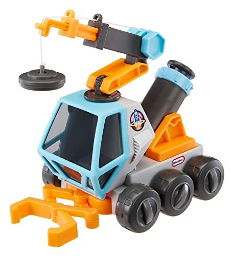 Little Tikes Big Adventures Space Rover STEM Toy - Vehicle with Microscope, Magnetic Crane, Extendable Gripper and Movable Magnetic Container - Ideal for Children Aged 3+