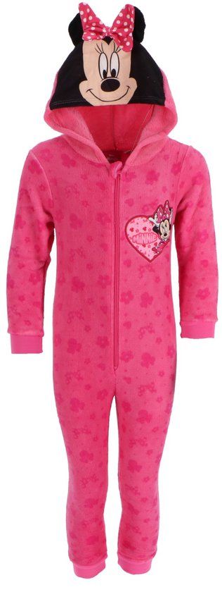 4KidsOnly Mister License Minnie Mouse Onesie - Maat 134/140 - Roze