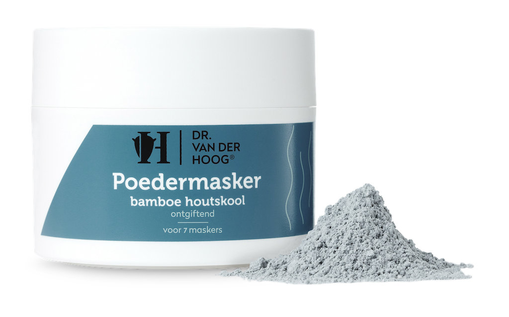 Dr. Van Der Hoog Poedermasker Bamboe Houtskool