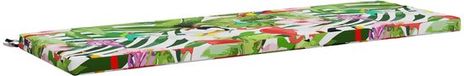 vidaXL Coussin de banc SOEST 100% Polyester Multicolore 150 x 50 x 5 cm