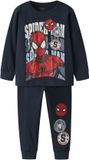 NAME IT Jongens Pyjama NMMOCTI SPIDER LS NIGHTSET MAR Navy Blazer
