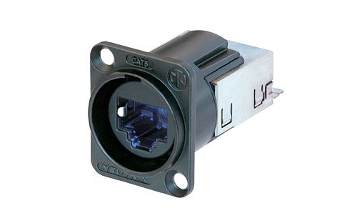 Neutrik NE8FDY-C6-B - Connector - Aluminium, Zwart