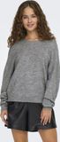 ONLMANIFESTA Only Trui Onlmanifesta Ls Reversible Knt Noos 15329229 Light Grey Mela/black Lace Dames Maat - M