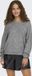 ONLMANIFESTA Only Trui Onlmanifesta Ls Reversible Knt Noos 15329229 Light Grey Mela/black Lace Dames Maat - M