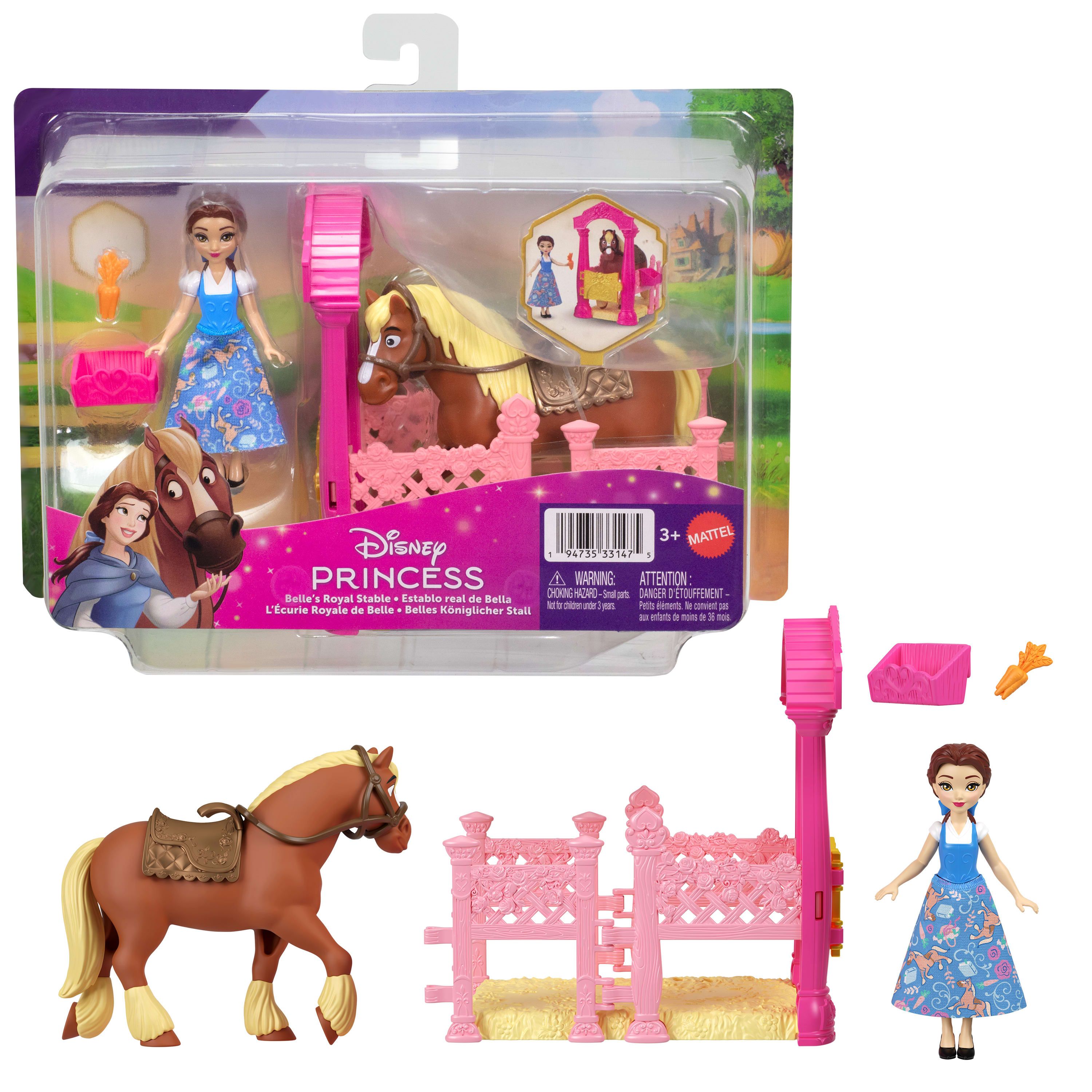 Mattel Disney Princess Frozen Storytime Stackers Speelset met Poppetje en Paard