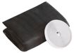 Merkloos Antraciet Vliegengaas Raam Insectenhor - 130 x 150 cm - Klittenband Bevestiging