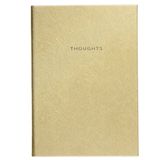 Eccolo Notitieboek - Gold Saffiano - Lijn - ca.15x20cm