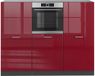 Vicco R-Line Keukenblok – 180 cm zonder werkblad Rood hoogglans/antraciet