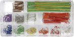 Velleman Draadbruggen, set van 350 stuks (25 x 14 lengtes), koper, veelkleurig