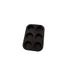 Pradel Excellence - Bakvorm voor 6 muffins van koolstofstaal, anti-aanbaklaag, bakaccessoires voor kulinaire bereiding - Oven- en vaatwasmachinebestendig - 26,5 x 18 x 3 cm - Zwart
