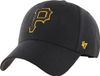 47 Brand MLB Pittsburgh Pirates Cap B-MVP20WBV-BKJ, Mannen, Zwart, Pet, maat: One size