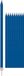 Givi Italia Bougies d'anniversaire - 20x - bleu - 15,5 cm - bougies fines - inodore - anniversaire