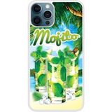 Mojito Plage Bedrukt siliconen hoesje compatibel met iPhone 12 Pro Max