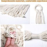 Merkloos Feelhap Opbergnet, set van 2 stuks, hangend knuffeldier, kleine pluche dieren, grote hoekwandhang-organizer voor kinderen, Boheems geweven decoratief display, knuffeldieren net