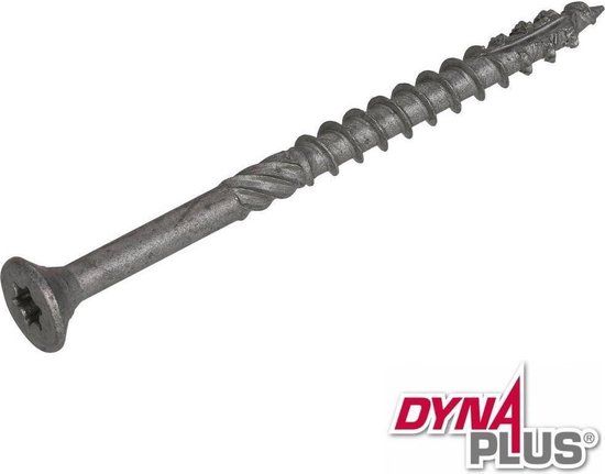 Dynaplus - Spaanplaatschroef - Torx 40 platkop - 8 x 220mm - AR-Coating - Deeldraad (50 stuks)
