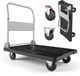 Vevor Opvouwbare Platformwagen, 300 Kg Draagvermogen, Transportwagen met Zwenkwielen, Handwagen met Antislip Laadoppervlak, Opvouwbare Transportwagen voor Eenvoudige Opslag, 895x595x850 mm Rolwagen