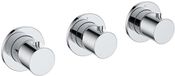 Wiesbaden Caral Afbouwdeel Thermostatische Douchekraan 2 Stopkranen - Chroom