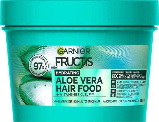 Garnier Fructis Hair Food Aloe Vera 3in1 Haarmasker - 400ml