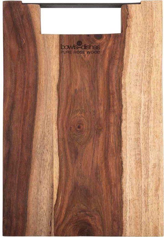 Bowls and Dishes Bowls & Dishes Tapasplank - Serveerplank - Hout - Met greep - 20 x 30 cm