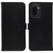 Selencia Echt Leren Bookcase voor de OnePlus 15R - Zwart