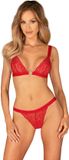 Obsessive - Elianes Tweedelige Set - Rood