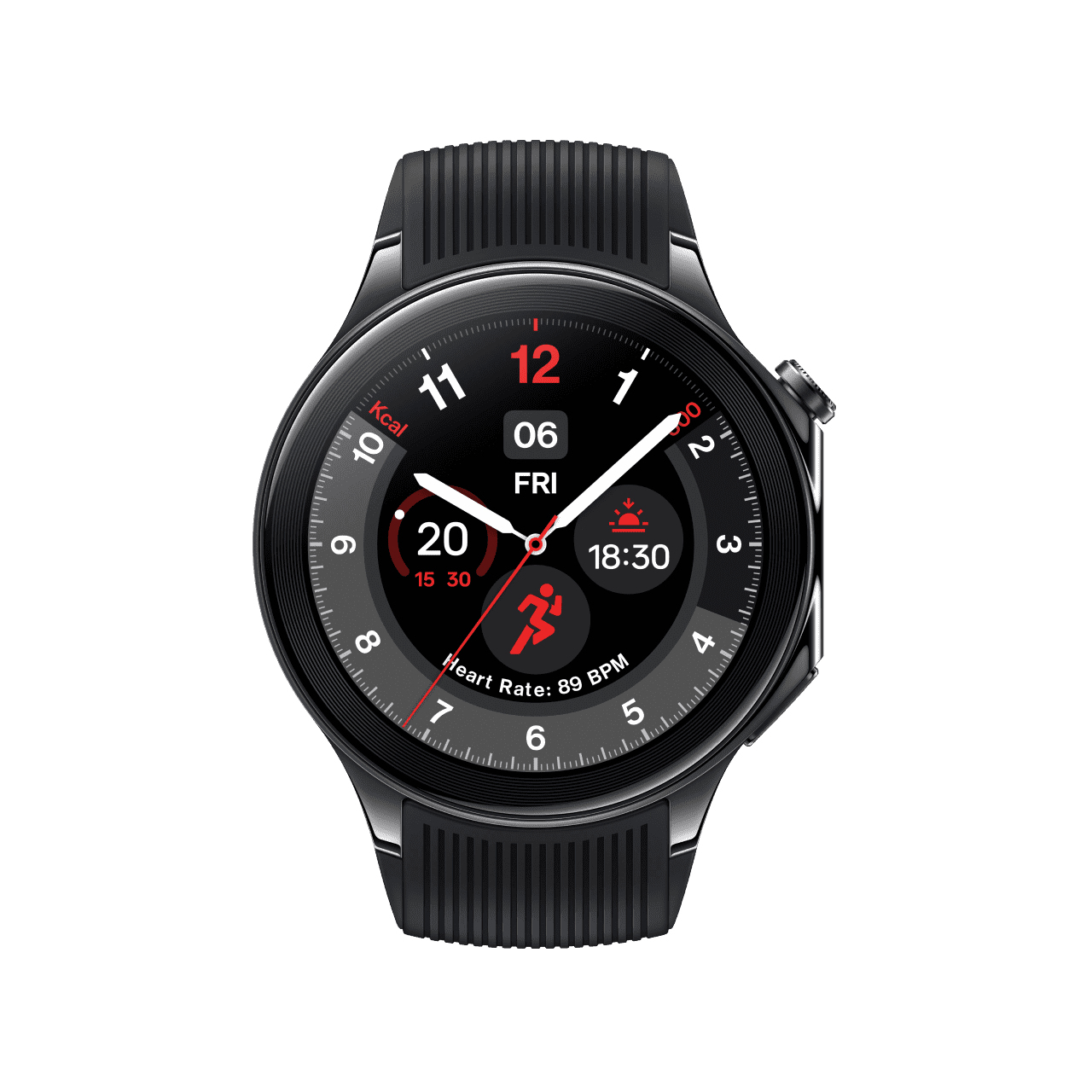 OnePlus Watch 2 Smartwatch - 1.43" AMOLED - Black Steel