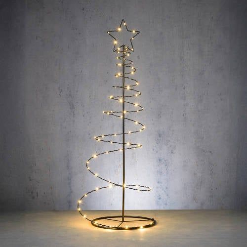 Luca Lighting lichtboom spiraal klassiek wit 80 led (120x38cm)