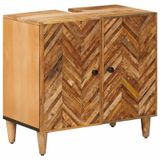 Massief Mango Hout meuble vasque Brun 62 x 33 x 58 cm