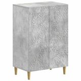 vidaXL Schoenenkast DELFT 59,5 x 39,5 x 90 cm Bewerkt hout Betongrijs
