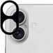 Rosso Camera Protector Geschikt voor Apple iPhone 16 / 16 Plus | Camera Lens Bescherming | Case Friendly | Ultra Dun Glas | Zwart