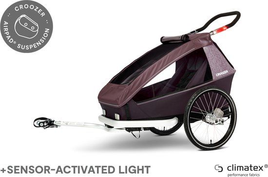 Croozer Kid Vaaya 1 - Bloesemrood - Kinderfietskar