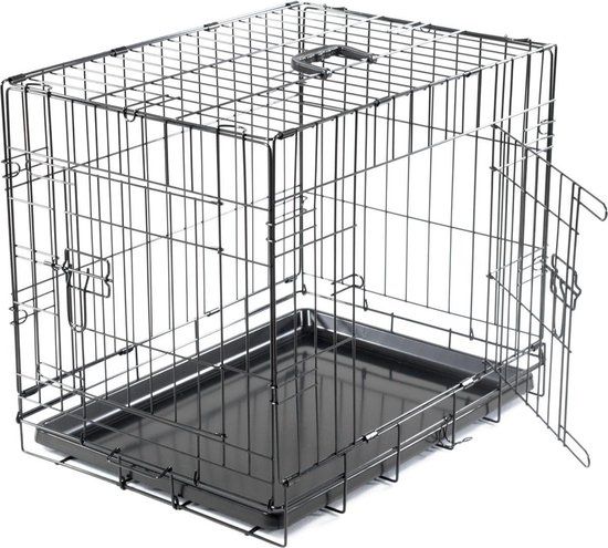 Vadigran Bench Honden Opvouwbaar Classic Zwart - 93x58x64cm