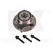 NK Kit de roulements de roue 763638 Opel 13502785 13504970 13580135 13580685