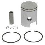 Cyclingcolors Zuiger + Zuigersegmenten voor Motorfiets, Scooter, Bromfiets, Mofa 50cc Compatibel met Piaggio Ciao PX D 38.4mm As 10mm