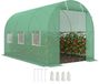 Outsunny Tunnelkas - Metaal - 350x200x200cm - Groen