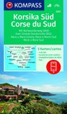 2251 KOMPASS Karten Corsica South 3-Set + Activ Guide D/F
