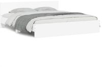 vidaXL Bedframe met hoofdeinde wit 180x200 cm
