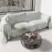 PETTI Artigiani Italiani Sprei voor tweepersoonsbed, lente en zomer, lichte deken voor tweepersoonsbed, beddengoed, saliebladeren, 100% Made in Italy