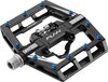 FUNN Mamba SS Pedalen met One-Side Clip/One-Side Flat, zwart