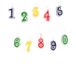 Amscan 552155 cijferkaarsenset 0-9, groen, blauw, geel en rood