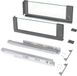 Emuca Outdoor Vertex 40kg glaszijdige lade 178mm hoog, 450mm diep, Staal en Aluminium en Glas, Antracietgrijs