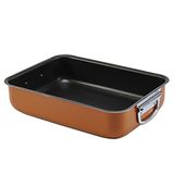 Moneta Zecchino braadpan met antiaanbaklaag 25x18 keukengereedschap